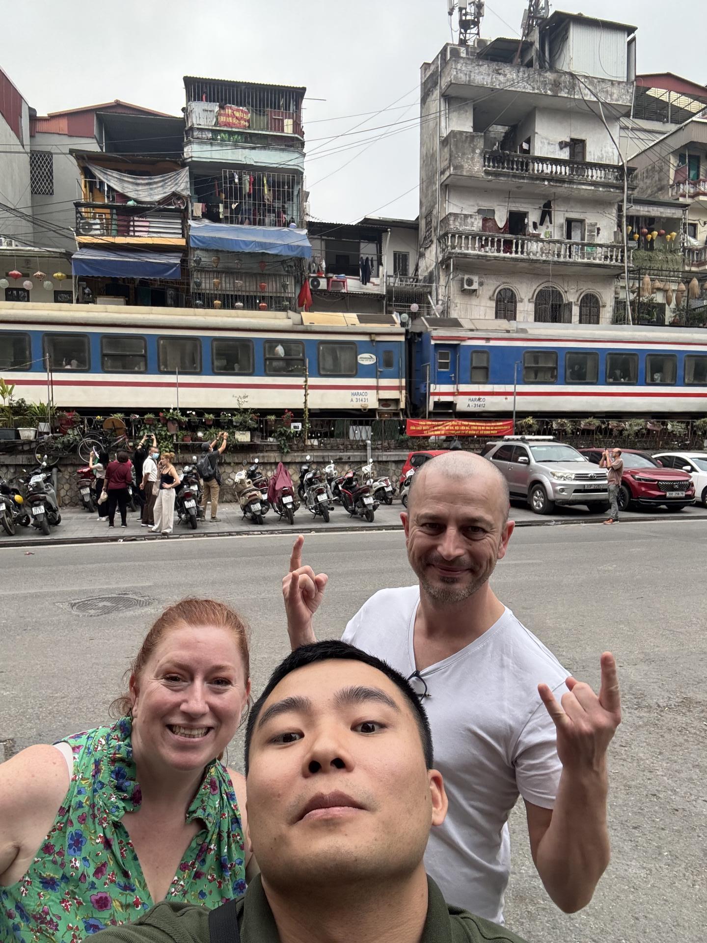Rue du train Hanoi